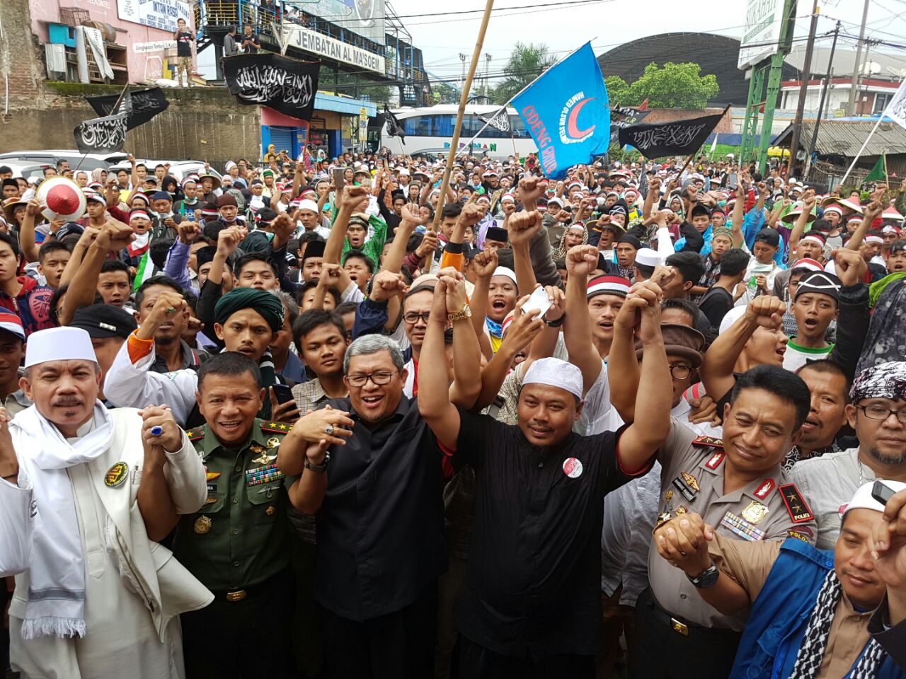 Long March Bela Islam 3 Ciamis Sampai Di Bandung