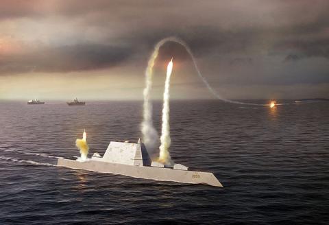 Ilustrasi Stealth Destroyer