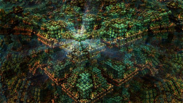 Ilustrasi Fractal Universe Ilustrasi Fractal Universe