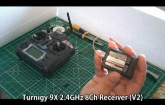 RC HobbyKing Bind Addtional Turnigy 9X 2.4 GHz 8Ch Receiver (V2)